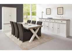 Highboard YORK 5 Deuren - Lariks & Crystal Oak Beige Beige 7 Highboard YORK 5 Deuren - Lariks & Crystal Oak Beige Beige -Zuiver || RICHMOND Verkoop meubar york eetkamer 51975