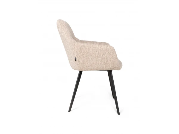 Eetkamerstoel BARI - Beige Beige 3 Eetkamerstoel BARI - Beige Beige - Afbeelding 3