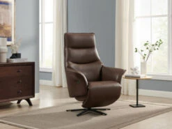 Elektrische Relaxfauteuil FIJI - Bruin Leder Bruin -Zuiver || RICHMOND Verkoop modulax fiji 58525