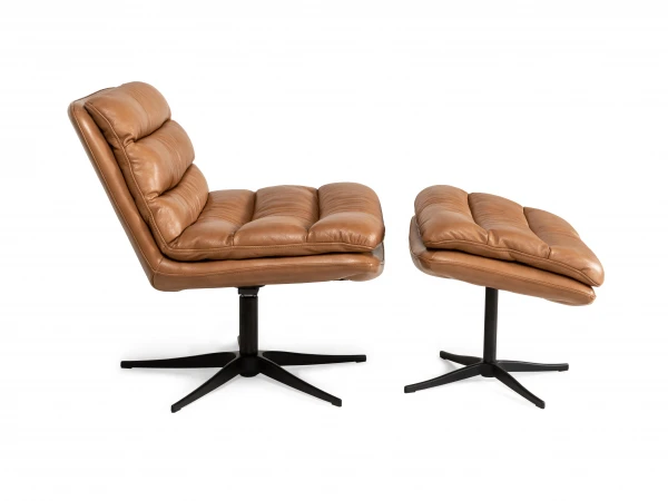 Relaxfauteuil MIXSIT LOW - Cognac Leder Cognac 7 Relaxfauteuil MIXSIT LOW - Cognac Leder Cognac - Afbeelding 7