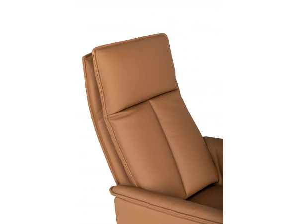 Elektrische Relaxfauteuil PANDORA - Cognac Leder Cognac 8 Elektrische Relaxfauteuil PANDORA - Cognac Leder Cognac - Afbeelding 8