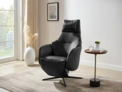 Elektrische Relaxfauteuil RANA - Zwart Leder Zwart 27 Elektrische Relaxfauteuil RANA - Zwart Leder Zwart -Zuiver || RICHMOND Verkoop modulax rana 6422 72092