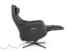 Elektrische Relaxfauteuil RANA - Zwart Leder Zwart 20 Elektrische Relaxfauteuil RANA - Zwart Leder Zwart -Zuiver || RICHMOND Verkoop modulax rana 6422 72099