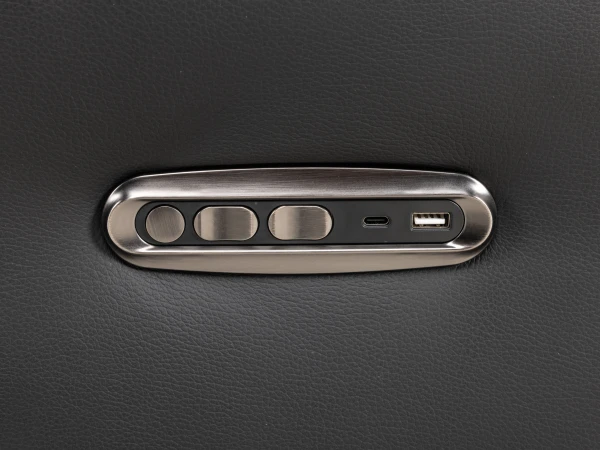 Elektrische Relaxfauteuil RANA - Zwart Leder Zwart 11 Elektrische Relaxfauteuil RANA - Zwart Leder Zwart - Afbeelding 11