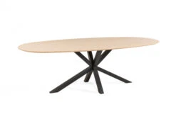 Tafelblad Ovaal Bamboe Geselecteerd Hout + Ptn Moon Set Hout