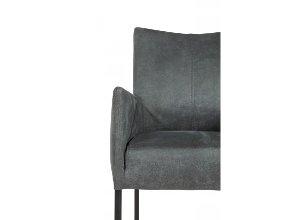 Armstoel GLENN Met Parket Wielen - Guarda Petrol Blauw 5 Armstoel GLENN Met Parket Wielen - Guarda Petrol Blauw - Afbeelding 5