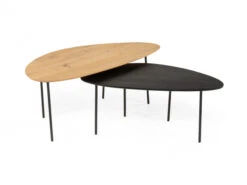 Salontafel MINI PARIS - Eik Zwart Zwart -Zuiver || RICHMOND Verkoop nouvion mini paris 54881