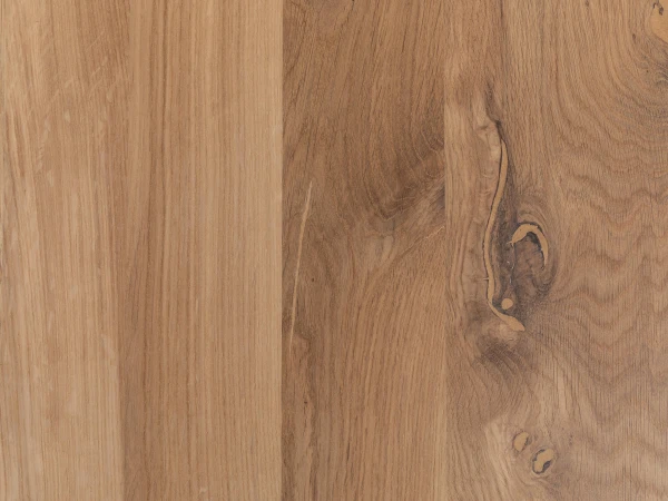 Ovale Eetkamertafel - Eiken Snow/zwart Hout 6 Ovale Eetkamertafel - Eiken Snow/zwart Hout - Afbeelding 6