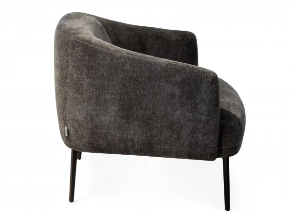 Fauteuil LENOX - Grijs Grijs 4 Fauteuil LENOX - Grijs Grijs - Afbeelding 4