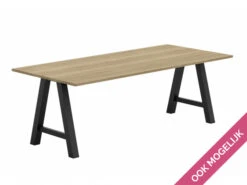 Tafel ALEGRO - Eiken Natuur/Zwart -Zuiver || RICHMOND Verkoop perfecta alegro 24961