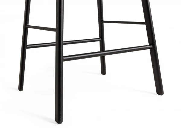 Barstoel BARAMICA - Zwart Zwart 6 Barstoel BARAMICA - Zwart Zwart - Afbeelding 6