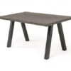 Tafel QUEEN - Betonlook/antraciet Grijs