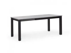 Uitschuiftafel VALENCIA - Betonlook/Zwart Grijs -Zuiver || RICHMOND Verkoop perfecta valencia hpl 29757