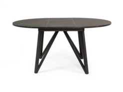 Uitschuifbare Ronde Tafel WACKO - Marmerlook/antraciet Zwart -Zuiver || RICHMOND Verkoop perfecta wacko 2 0 hpl 55051