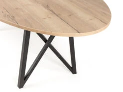 Ovale Tafel WACKO - Eik Natuur/zwart Hout -Zuiver || RICHMOND Verkoop perfecta wacko 3 0 43989