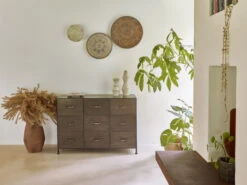 Commode 9 Lades TYPOGRAPHIC - Zwart Zwart -Zuiver || RICHMOND Verkoop pomax typographic 32732