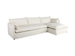 Hoeksalon TOSCANA - Cloud White Wit