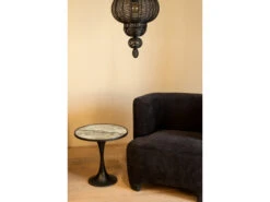 Bijzettafel LAIKO - Witte Marmerlook Wit -Zuiver || RICHMOND Verkoop ptmd laiko 65354