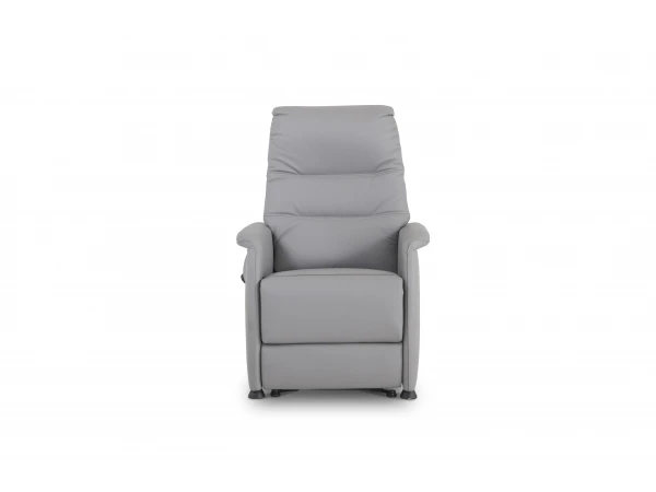 Elektrische Relaxfauteuil CORRIDO COMPACT - Grijs Leder Grijs 7 Elektrische Relaxfauteuil CORRIDO COMPACT - Grijs Leder Grijs - Afbeelding 7