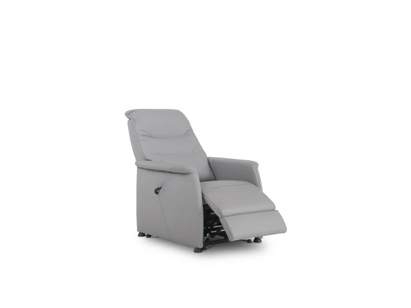 Elektrische Relaxfauteuil CORRIDO COMPACT - Grijs Leder Grijs 9 Elektrische Relaxfauteuil CORRIDO COMPACT - Grijs Leder Grijs - Afbeelding 9