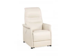 Elektrische Relaxfauteuil CORRIDO COMPACT - Ivoor Leder Beige