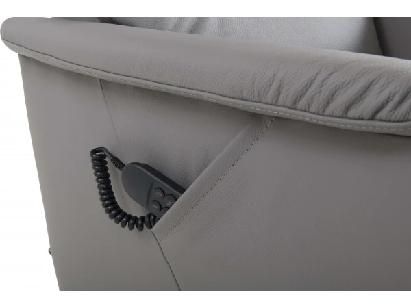 Elektrische Relax CORRIDO - Grijs Leder Grijs 14 Elektrische Relax CORRIDO - Grijs Leder Grijs - Afbeelding 14