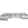 Hoeksalon SANTINO - Grijs Grijs