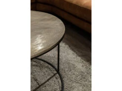 RICHMOND Set Van 2 Salontafels ASHER - Metaal/zwart Zwart -Zuiver || RICHMOND Verkoop richmond asher 48198