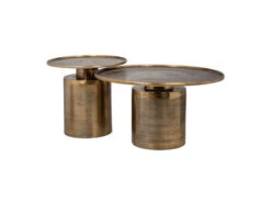 RICHMOND Bijzettafel GRIFFIN - Brushed Gold Goud -Zuiver || RICHMOND Verkoop richmond griffin 64668