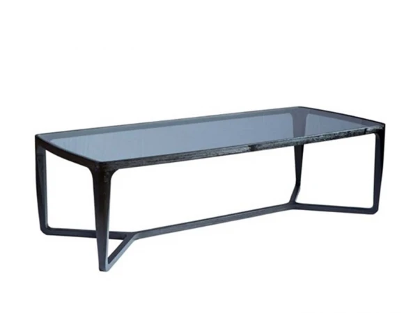 RICHMOND Salontafel MONFORT - Zwart Essenfineer/Glas Zwart 1 RICHMOND Salontafel MONFORT - Zwart Essenfineer/Glas Zwart