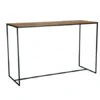 Console CUTE - Teak/zwart Staal Hout
