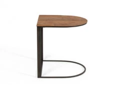 Laptoptafel Bijzettafel CUTE - Teak/zwart Staal Hout -Zuiver || RICHMOND Verkoop richter design cute 54109