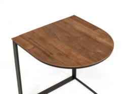 Laptoptafel Bijzettafel CUTE - Teak/zwart Staal Hout -Zuiver || RICHMOND Verkoop richter design cute 54114