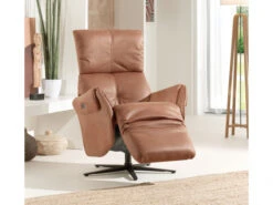 Elektrische Relaxfauteuil DM - Cognac Cognac