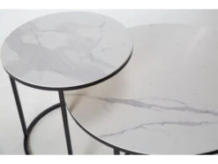 Salontafel MAYA - Witte Marmerlook Wit -Zuiver || RICHMOND Verkoop richter design maya 29800