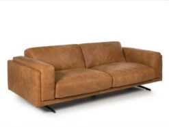 3.5-zit Zetel MIKONOS - Cognac Leder Cognac