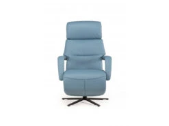 Elektrische Relax Met Batterij PLUTUS - Blauw Leder Blauw -Zuiver || RICHMOND Verkoop richter design plutus 45000