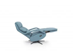 Elektrische Relax Met Batterij PLUTUS - Blauw Leder Blauw -Zuiver || RICHMOND Verkoop richter design plutus 45016