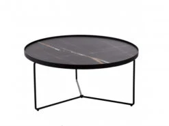 Salontafel RONDA - Zwart Zwart