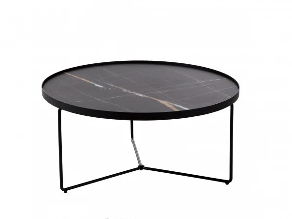 Salontafel RONDA - Zwart Zwart 1 Salontafel RONDA - Zwart Zwart