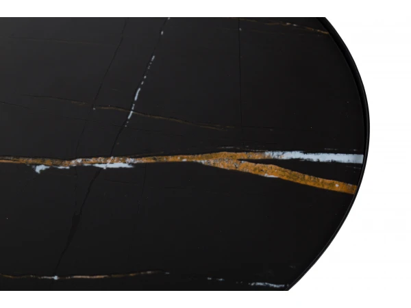 Salontafel RONDA - Zwart Zwart 2 Salontafel RONDA - Zwart Zwart - Afbeelding 2