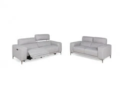 2,5-zit Met 2 Elektrische Relaxen En USB-poort - Grijs -Zuiver || RICHMOND Verkoop richter design rs 12262 pr 61330