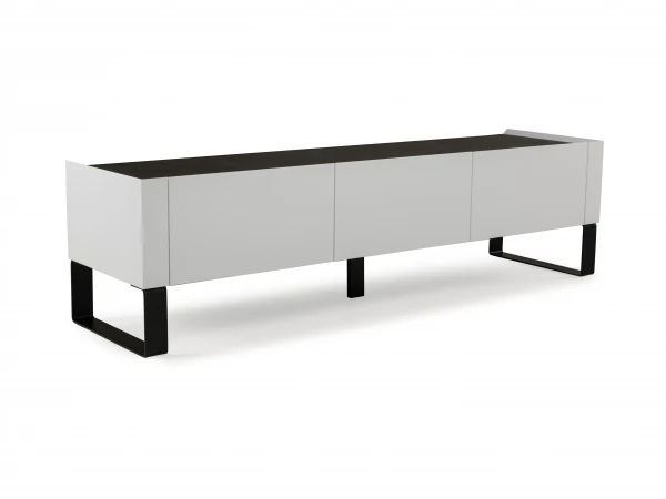 Tv-kast TABU - Mat Wit Zwart 1 Tv-kast TABU - Mat Wit Zwart