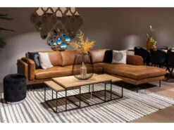 Hoekzetel WIND - Cognac Leder Bruin 14 Hoekzetel WIND - Cognac Leder Bruin -Zuiver || RICHMOND Verkoop richter design wind 50134