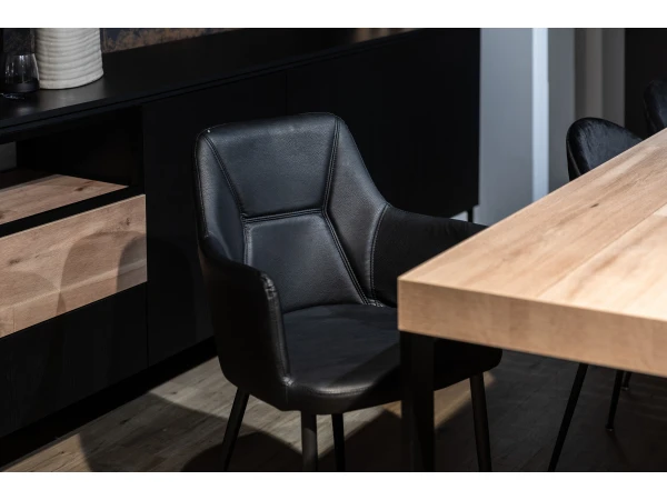 Stoel AN800 - Zwart Zwart 4 Stoel AN800 - Zwart Zwart - Afbeelding 4