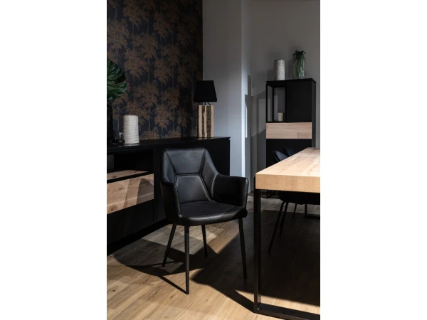 Stoel AN800 - Zwart Zwart 3 Stoel AN800 - Zwart Zwart - Afbeelding 3