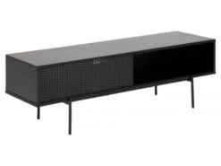 TV-meubel ANGUS - Zwart Zwart