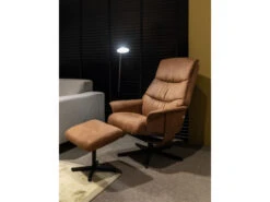 Fauteuil ANNA Met Voetbank - Cognac Cognac -Zuiver || RICHMOND Verkoop richter young design anna 54432