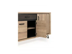Dressoir ARCHIE Groot - Halifax Eik/zwart Metaal Hout -Zuiver || RICHMOND Verkoop richter young design archie 48258