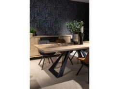 Eetkamertafel ARCHIE - Halifax Eik/zwart Metaal Hout -Zuiver || RICHMOND Verkoop richter young design archie 48728